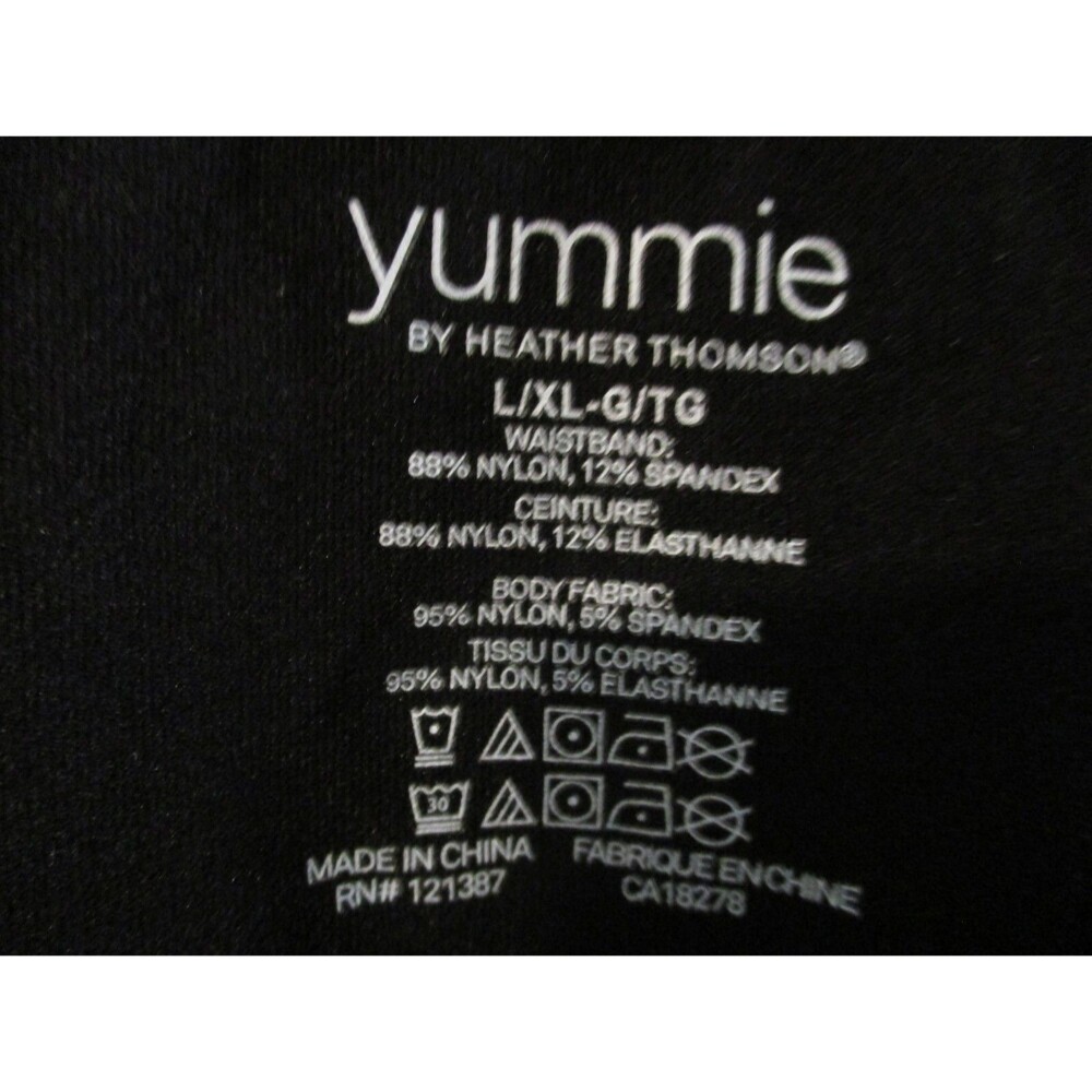 Yummie by Heather Thomson Womens Sz L/XL Seamless 2-Way Shaping Tank Top Black - Picture 4 of 8